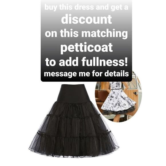 Off Shoulder Goth Witch Moon Print Contrast Mesh Flared Shirred Dress L NWT - Picture 16 of 16